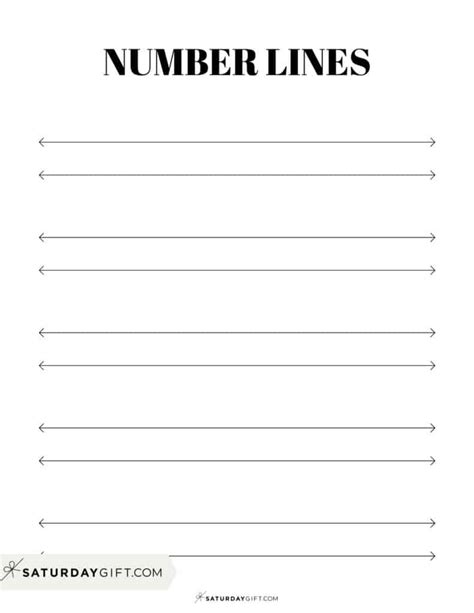 Open Number Line Template Free By Mercedes Hutchens Tpt Number Lines