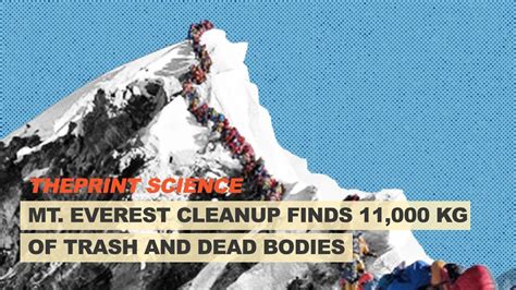 Also in terms of its ranking with reference to furthest points from the earth's center, then mount. Mt. Everest cleanup finds 11,000 kg of trash and dead ...