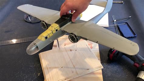 Making A Scale Model Aircraft Display Base Stand Youtube