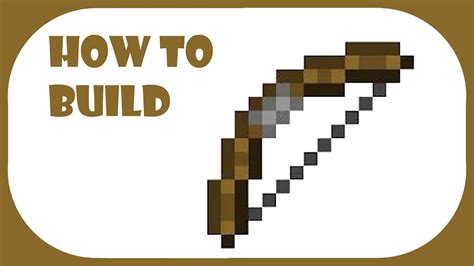 How To Build Huge Bow Mcpe Youtube