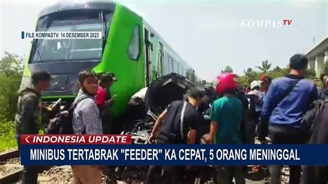 Korban Tewas Tabrakan Antara Minibus Dan KA Feeder Whoosh Bertambah 5