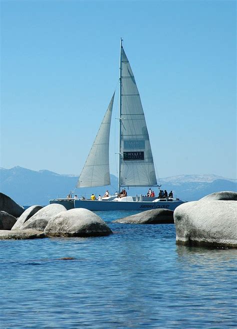 Lake Tahoe Catamaran Cruises Hyatt Lake Tahoe Charter Sail Boat Make