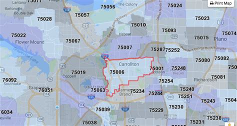 Dallas County Map With Zip Codes Map 2023