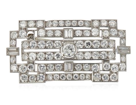 Art Deco Diamond Brooch Christies