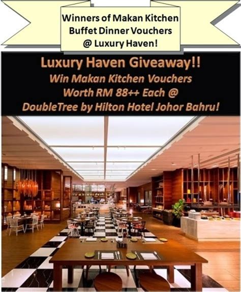 Последние твиты от doubletree by hilton san jose (@doubletreesj). DoubleTree by Hilton Johor Bahru Makan Kitchen Winners!