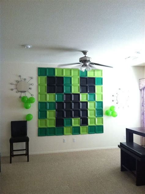 If you have a thing for glam stuff, feel free to do it! Minecraft decor | Twins Room | Pinterest