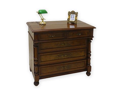 Kommode Anrichte Sideboard Antik Gründerzeit Um 1880 Nussbaum Furniert