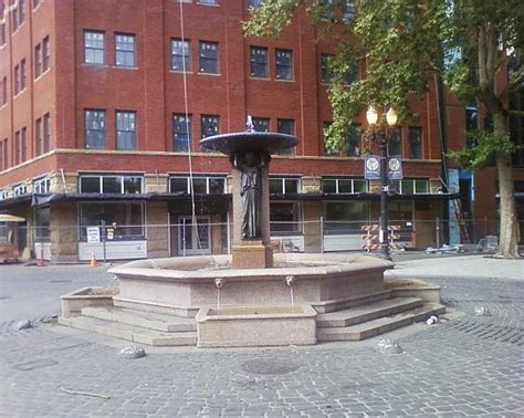 Skidmore Fountain Portland Oregon