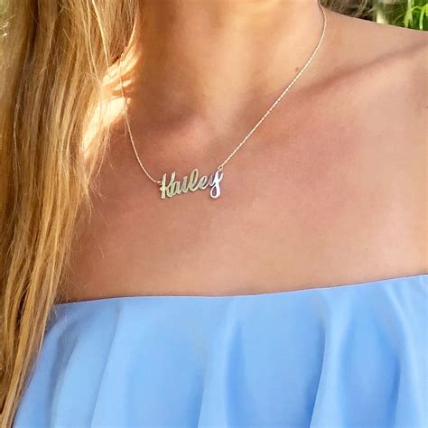 Say My Name Nameplate Necklace I Love Jewelry
