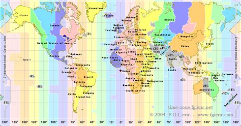 Just A Marine World Time Zone Map