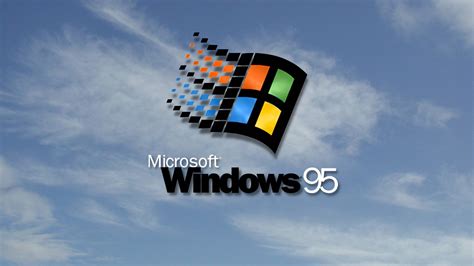 Windows 95 Wallpaper Logo
