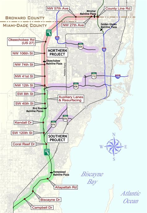 Map Of Florida Turnpike Exits Florida Map 2018