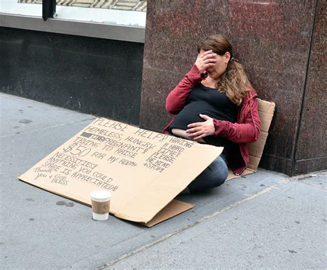 Homeless Hungry Pregnant Maro Riofrancos Flickr