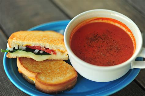 Ultimate Tomato Soup And Over The Top Grilled Cheese Sandwich Not