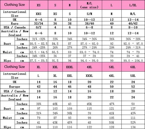 Lv Size Chart Clothes Paul Smith