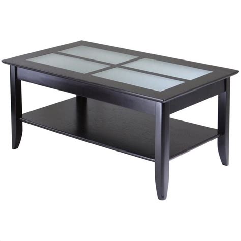 Quality new & used furniture from vintage brand new presidents choice pavlion chrome and tempered glass coffee table that is still in the box.it's brand new ! Solid Wood Glass Top Rectangular Coffee Table in Espresso ...