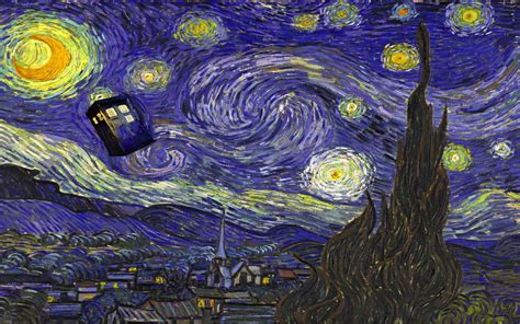 50 Doctor Who Starry Night Wallpaper