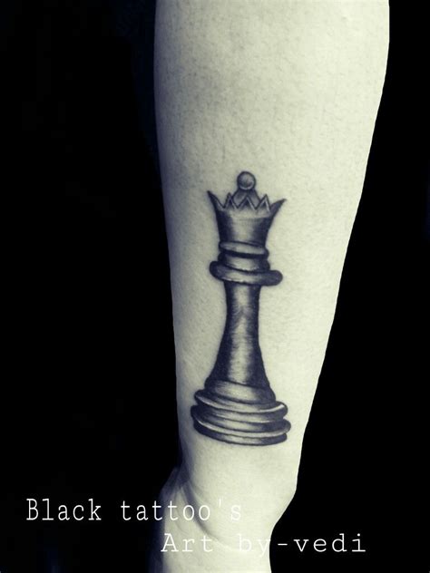 Queen Chess Piece Tattoo Designs Chess Piece Tattoo Chess Tattoo