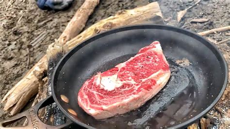 cooking steak over a campfire tasty tuesday ep 2 youtube