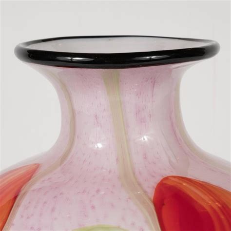 Gorgeous Handblown Modernist Murano Vase By Ann Primrose Cristalleria D Arte At 1stdibs