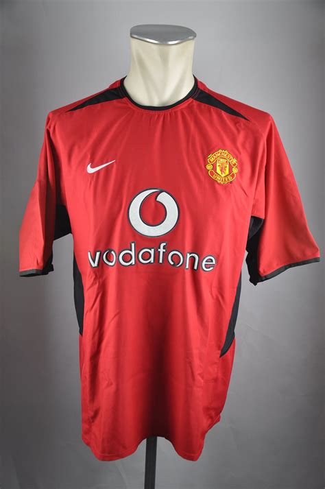 Manchester united trikot 02/03 beckham nike vintage shirt camiseta maillot xl. Manchester United Trikot Gr. M 2002-2004 Home Shirt ...