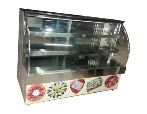 Ss And Glass Stainless Steel Sweet Display Counters For Bakery At Rs