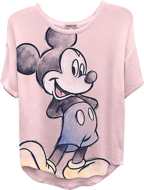 Disney Ladies Mickey Mouse Fashion Shirt Ladies Classic Mickey Mouse