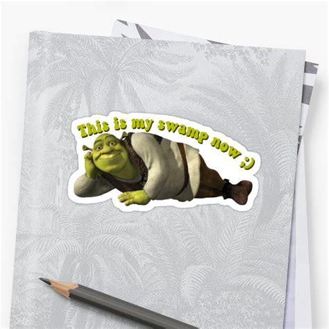 Shrek Sticker By Liushgirl Redbubble