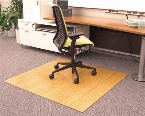 Clear office chair mat by mastermat. Office chair mat - creative floor protection ideas