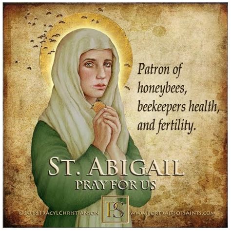 Happy Feast Day Saint Abigail 5th 6th C Feast Portraits Of Saints