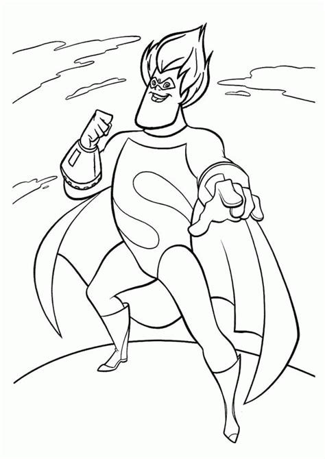 Gambar Coloring Page Incredibles Pages Disney Di Rebanas Rebanas