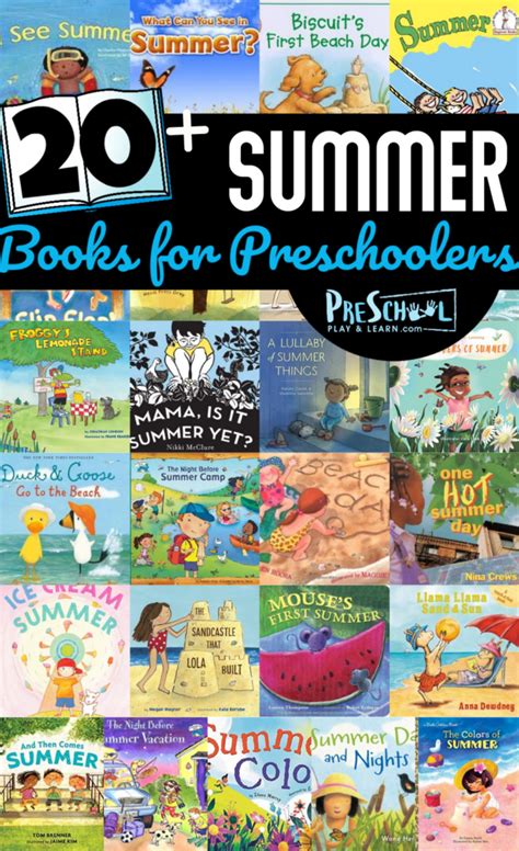 ☀️ 20 Fun Summer Books For Preschoolers To Read