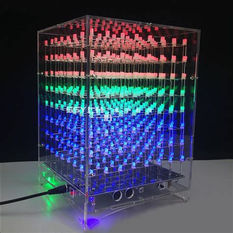 Diy Led Cube Diy Led Cube Uses An Fpga To Control The Light Show