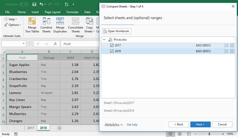 file compare tool  excel compare  sheets  highlight differences