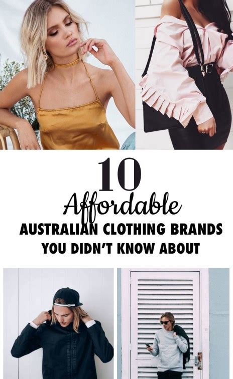 There's no denying we're spoilt for choice when it comes to australian fashion brands. 10 Affordable Australian Clothing Brands You Didn't Know ...