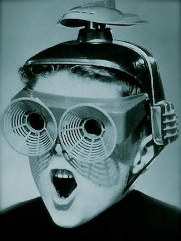 An Advertisement For Crazy High With A Man In A Gas Mask And Goggles On