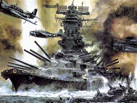 Download Pics Photos Battleship Yamato Wallpaper By Alopez30
