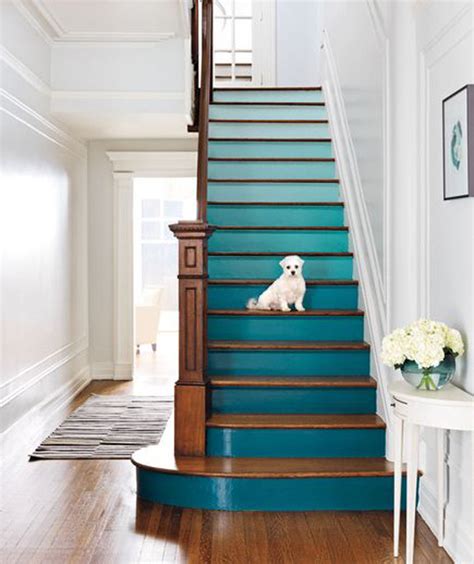 25 Pretty Painted Stairs Ideas Homemydesign