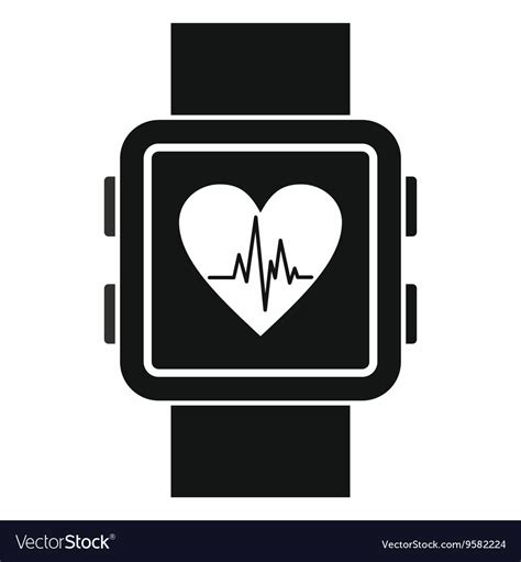 Smartwatch Icon Simple Style Royalty Free Vector Image