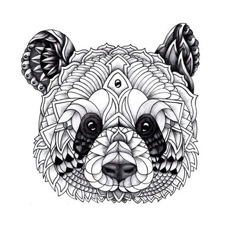 Panda Mandala Panda Art Dog Tattoos Panda Tattoo