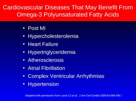 Omega 3 Polyunsaturated Fatty Acids And Cardiovascular Disease