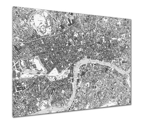 Map Poster London Streetmap Grey And White From Love Maps On