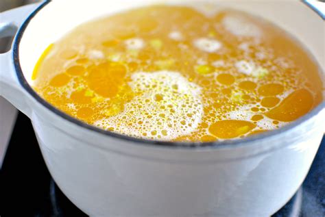 Reduce heat to a gentle boil and cook for about 90 minutes, or until chicken meat is falling off of the bone. Simply Scratch Creamy Chicken Lemon Rice Soup - Simply Scratch