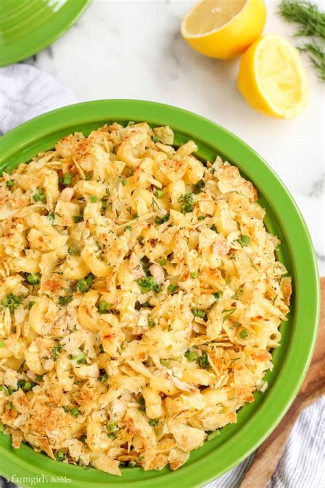 This tuna casserole recipe is a slimmed down version of the traditional favorite. Sour Cream and Onion Tuna Noodle Casserole • a farmgirl's ...