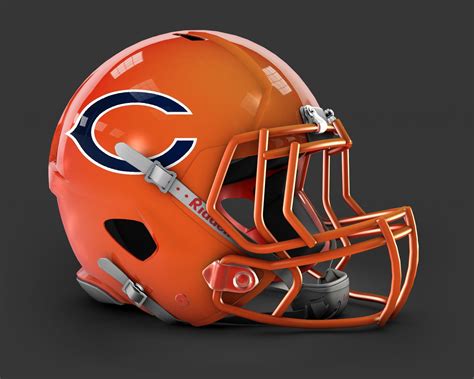 Chicago Bears Alt Color Scheme Helmet Chicago Sports Teams Nfl Teams