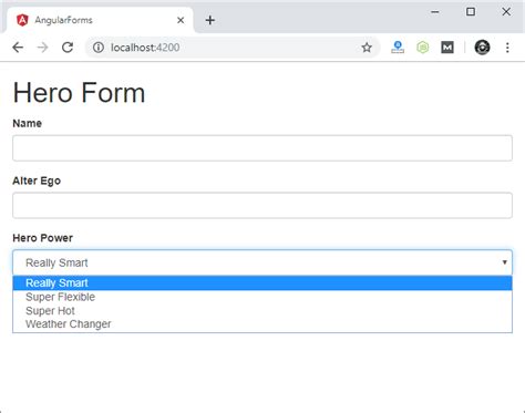 Angular Template Driven Forms Javatpoint