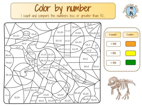 Comparing Numbers Coloring Worksheet