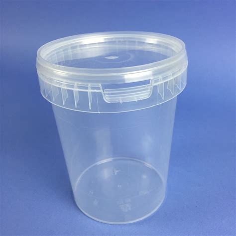 Small Volume Round Clear Tub 1000ml Sv1000c Bristol Plastic