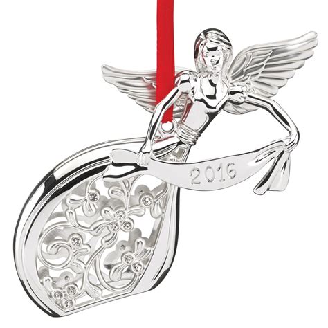 Silver Angel Ornament 2016 Christmas Angel Ornament Lenox Ornaments