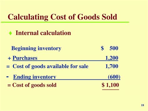 How To Calculate Cost Of Goods Sold Haiper